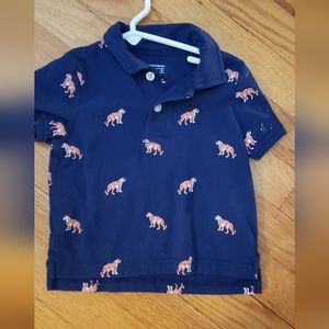 Boy 12 18 mo tiger polo